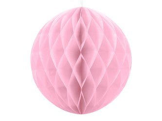 KULA BIBUŁOWA JASNY RÓŻ, 30cm