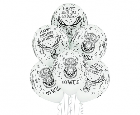 BALONY WILD BIRTHDAY 6 SZT
