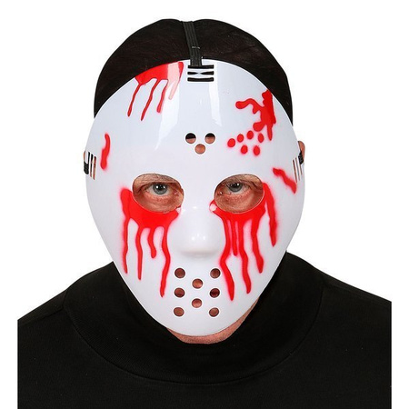 MASCHERA HOCKEY INSANGUINATA