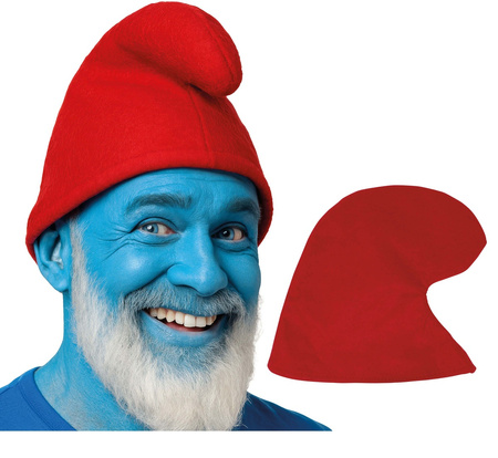 CZAPKA KRASNALA CZERWONA