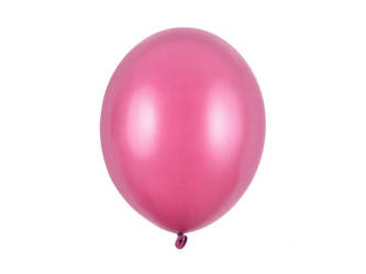 BALONY STRONG 30 CM METALIK INTENSYWNY RÓŻ 10 SZT