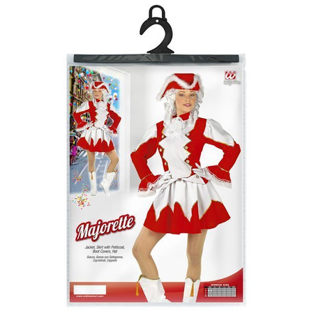 STRÓJ MAŻORETKI MAŻORETKA CZERWONA