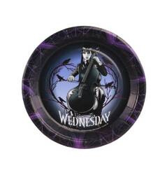 TALERZYKI PAPIEROWE WEDNESDAY 8 SZT. 18 CM
