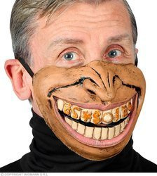 MASKA ZŁOTE ZĘBY RAPERA