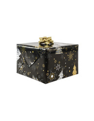 PAPIER PREZENTOWY ŚWIĄTECZNY METALIZOWANY CHOINKI 70X200 CM