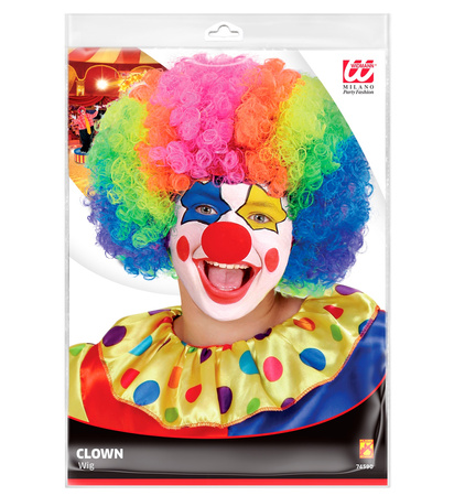 PERUKA KLAUNA MULTIKOLOR DZIECIĘCA