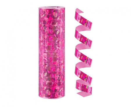 SERPENTYNA HOLOGRAFICZNA RÓŻOWA 4 M