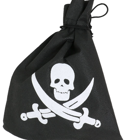 TORBA CZARNA SAKWA PIRATA
