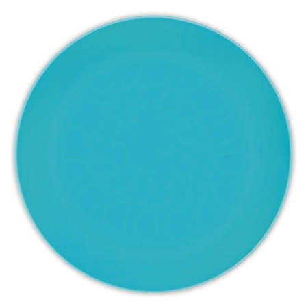 ZESTAW KUBECZKI+TALERZYKI WIELORAZOWE TURKUSOWE 