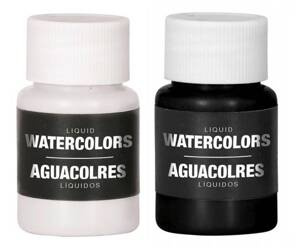 ZESTAW FARBEK DO CIAŁA BIAŁA I CZARNA