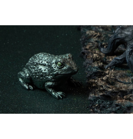 DEKORACJA ZIELONA ŻABA ROPUCHA