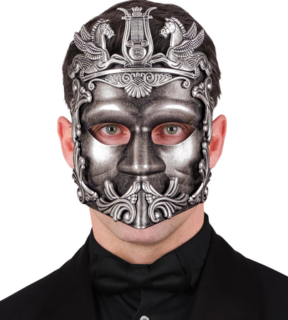 MASKA GREKA RZYMIANINA SREBRNA 