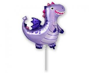 BALON FOLIOWY FIOLETOWY SMOK 36 CM