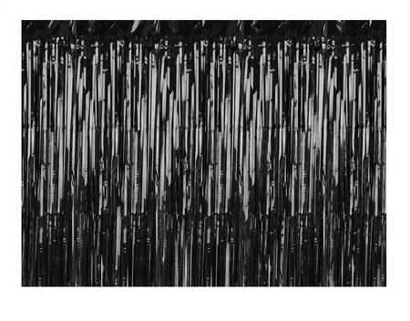 KURTYNA CZARNY 100 X 200 CM