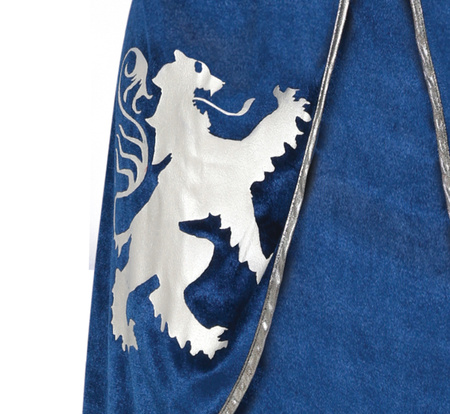 STRÓJ RYCERZA DAMSKI NIEBIESKI