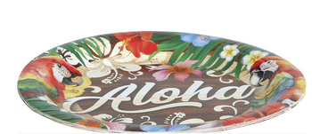 TALERZE PAPIEROWE 23 CM 6 SZT ALOHA