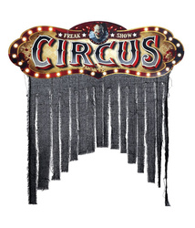 KURTYNA CYRK CIRCUS 90 X 30 CM