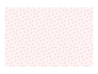 OBRUS PAPIEROWY KOCIE ŁAPKI 180X120 CM