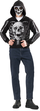 STRÓJ BLUZA Z MASKĄ CZASZKA