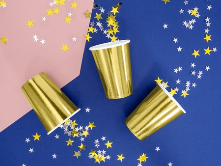 KONFETTI MAŁE GWIAZDKI, ZŁOTY/SREBRNY, 7g