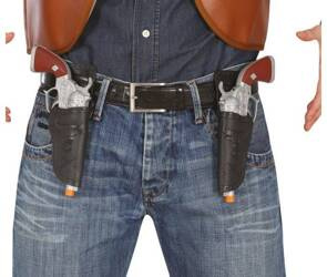 KABURA Z 2 PISTOLETAMI 24 CM