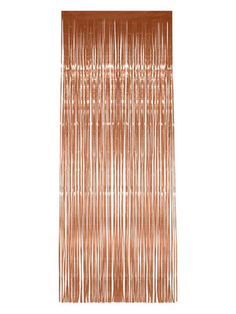 Shimmer Curtain, Rose Gold