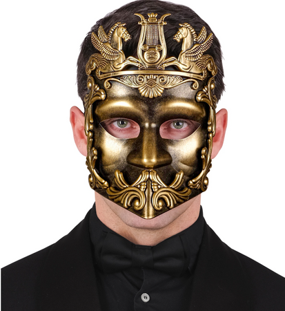 MASKA GREKA RZYMIANINA ZŁOTA