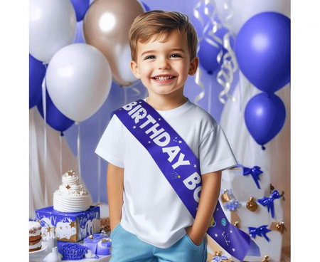 SZARFA URODZINOWA KOSMOS 10X150 CM