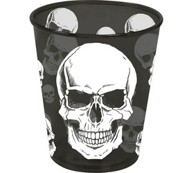 KUBEK Z CZASZKĄ 9 X 10 CM HALLOWEEN