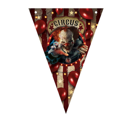 GIRLANDA KLAUN CYRK 300 CM