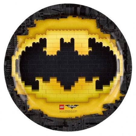 TALERZYKI PAPIEROWE LEGO BATMAN 23 CM