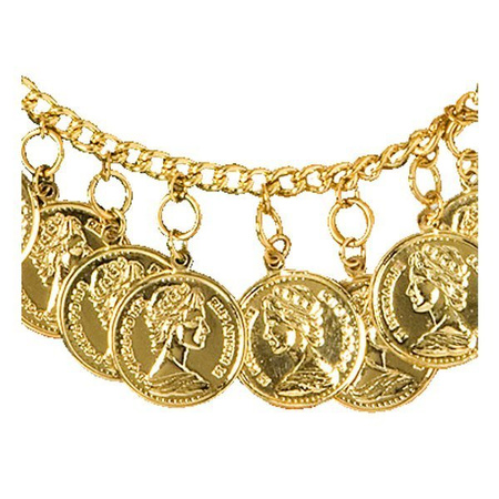 BRANSOLETKA Z MONETAMI ZŁOTA
