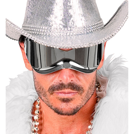 GIGANTYCZNE OKULARY SREBRNE