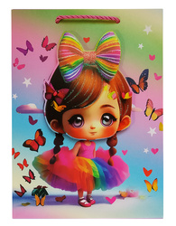 TORBA PREZENTOWA LALECZKA TIULOWA 31 X 40 X 12 CM