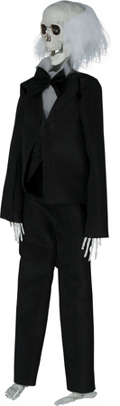 DEKORACJA WISZĄCA SZKIELET W GARNITURZE 40 CM