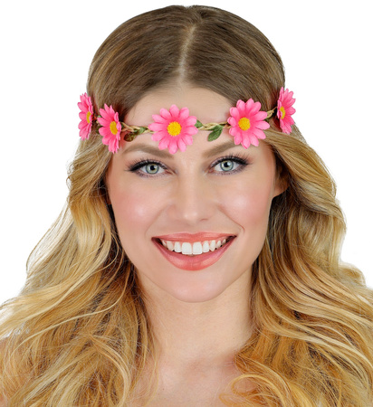 WIANEK Z RÓŻOWYCH KWIATÓW