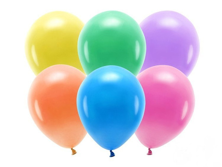 BALONY ECO 26 cm PASTEL MIX 10 szt