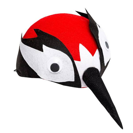 CZAPKA FILCOWA DZIĘCIOŁ