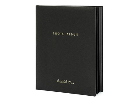 Album na zdjęcia Beautiful stories, 20x24,5cm, czarny, 22 kartki