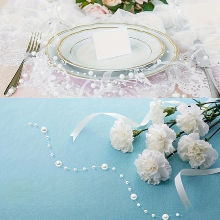 GIRLANDA PERŁOWA BIAŁA 