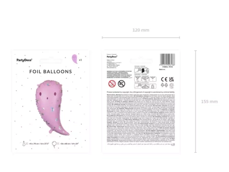 BALON FOLIOWY DUCH 41 X 70 CM