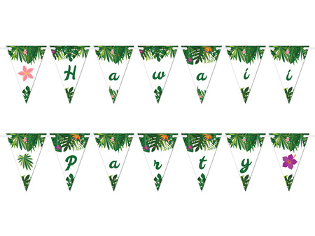 BANER PAPIEROWY HAWAII PARTY 5M