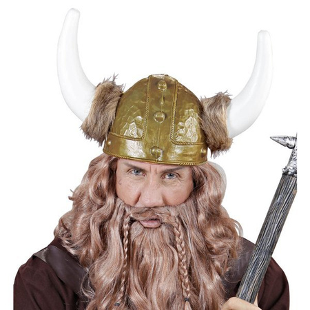 HEŁM WIKINGA Z ROGAMI