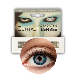 SOCZEWKI ROCZNE NATURALNE NIEBIESKIE A64