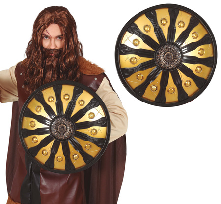 TARCZA CZARNO ZŁOTA 45 CM