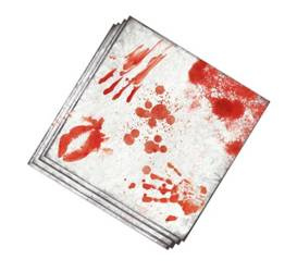 KRWAWE SERWETKI 33 CM 12 SZT.