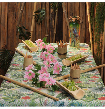 GIRLANDA KWIATOWA LILIE RÓŻOWE 220CM