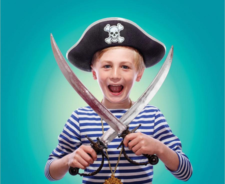 KAPELUSZ PIRATA Z CZASZKĄ 