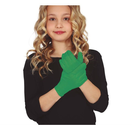 RĘKAWICZKI DZIECIĘCE ZIELONE