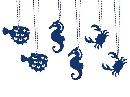 Zawieszki do prezentów Ahoy (1 karton / 40 op.)